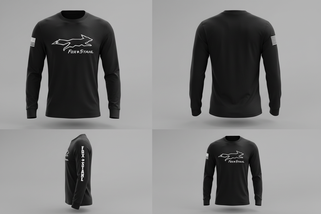 Fox Stahl Black - 4-angle