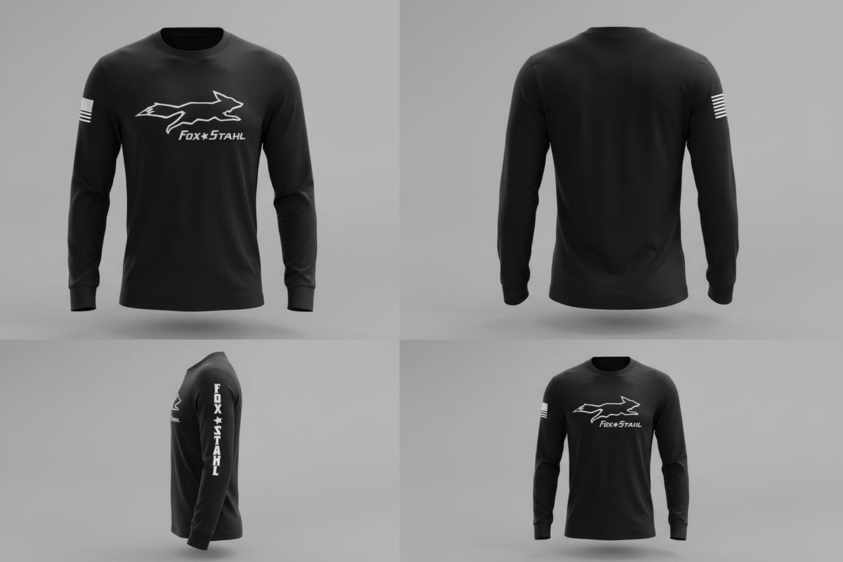 Fox Stahl Black - 4-angle